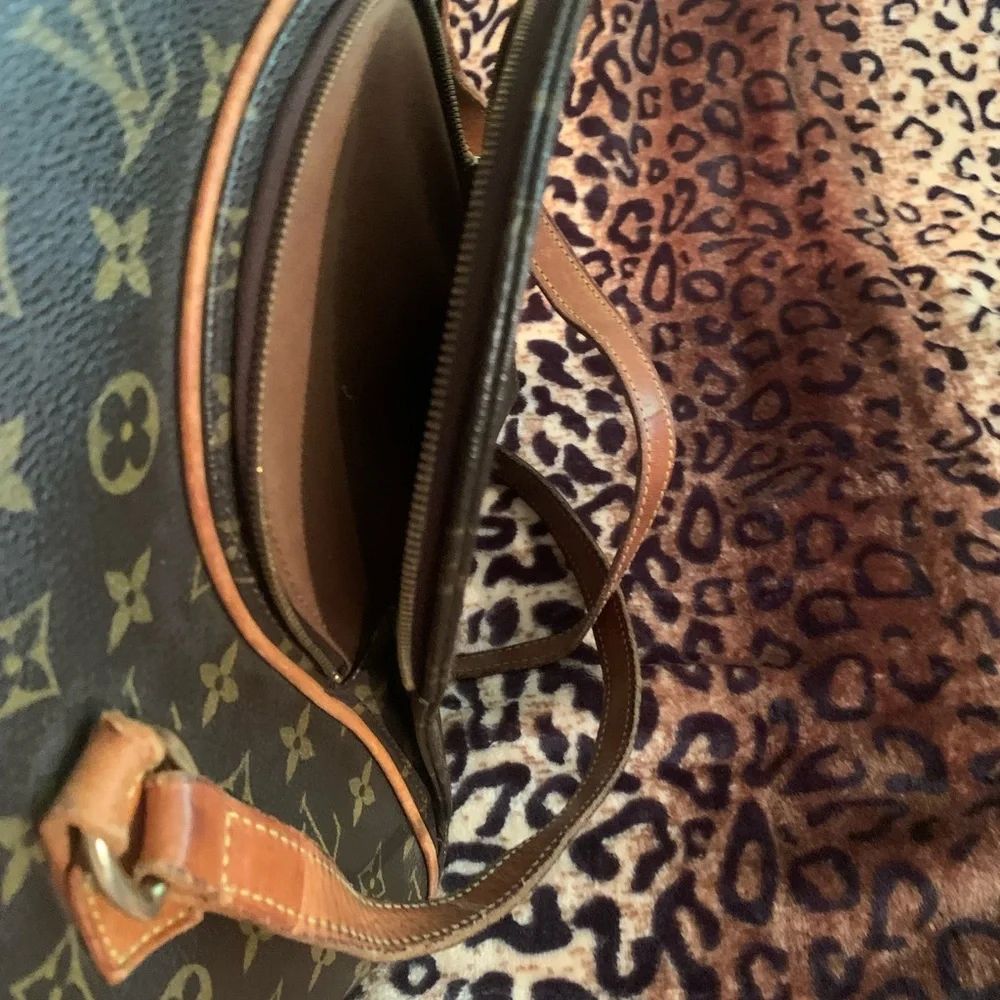 Louis Vuitton Brown and Tan Monogram Bag